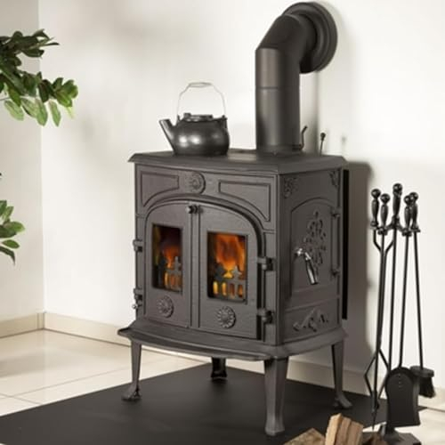 Kaminofen Globe-fire Comet raumluftunabhängig Vollguss schwarz 8kW