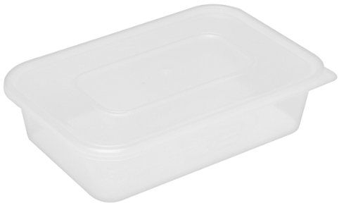 500ml Microwave Heavy Duty SATCO Plastic Containers + Lids x 25