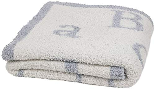 Barefoot Dreams ABC Decke Ocean & Cream