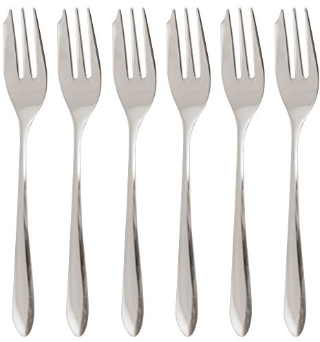 Rosenthal - Sambonet - Kuchengabeln - 6 Stück - Dream - Edelstahl 18/10