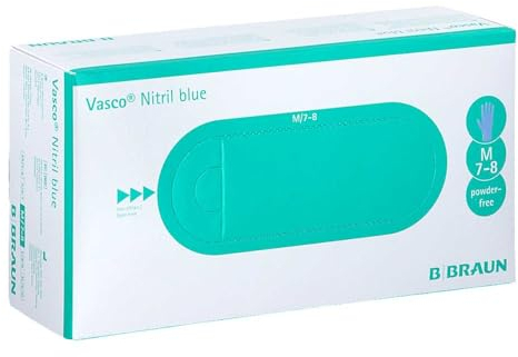 B. Braun VASCO Nitril blue Untersuchungshandschuhe M 150 St