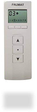 PALMAT Émetteur radio à 8 canaux pour moteurs tubulaires de volets roulants