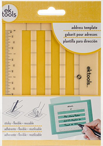 EK Success 54-02009 Ek Tools Sticky Envelope Address Template, Multi-Colour