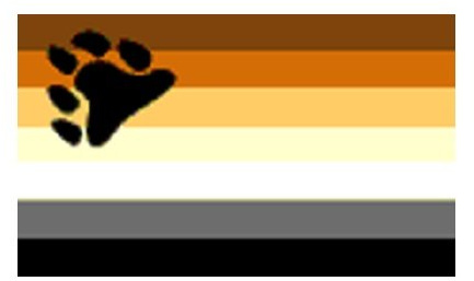 Gay Pride Bear Fahne (V06)