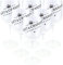 Moët & Chandon Champagner Acryl-Glas Gläser Set Clear Transparent Ice Imperial Kelch (6 Stück)