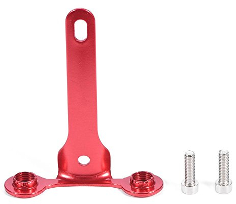 CO2 Cartridge Holder, 2pcs Road Mountain Bike CO2 Bottle Cage Mount ycle CO2 Bottle Bracket Riding Accessories (1PCS Red)