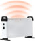 Convector eléctrico de 2000 W - 55 x 12 x 32 cm - Bajo consumo caliente - Pies para estabilidad - 3 ajustes de calefacción - Rápido y silencioso - Ideal para habitaciones grandes