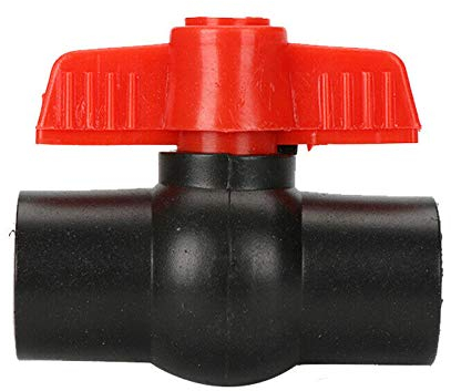 Kugelhahn 25 mm Wasserversorgungsventil PE lösungsgeschweißte Gleitenden Zwei-Wege-Ventil für Wasserkontrolle und Abschaltung (1 Stück)