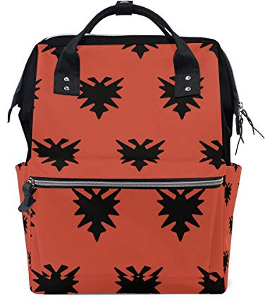 Albanien Flagge Mama Tasche Mutter Tasche Reise Rucksack Wickeltasche Daypack Windeltaschen für Babypflege Große Kapazität