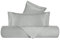 Vanità di Raso Set Copripiumino Matrimoniale, in Raso di Cotone, Sacco Copripiumino 200x250cm + 2 Federe 50x80cm, Made in Italy - Grigio Perla