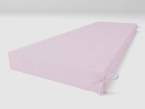 ALOHA Bankauflage Bankkissen für Gartenbank, Gartenschaukel, Gartenmöbel, Terrasse, Rasen, Sitzbank-Kissen Bankpolster Auflage (Pink / 120x40x8cm / 1 Stück)