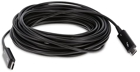 LMP Thunderbolt 3 (USB-C) Optical Cable Active 40Gbps Black 10m