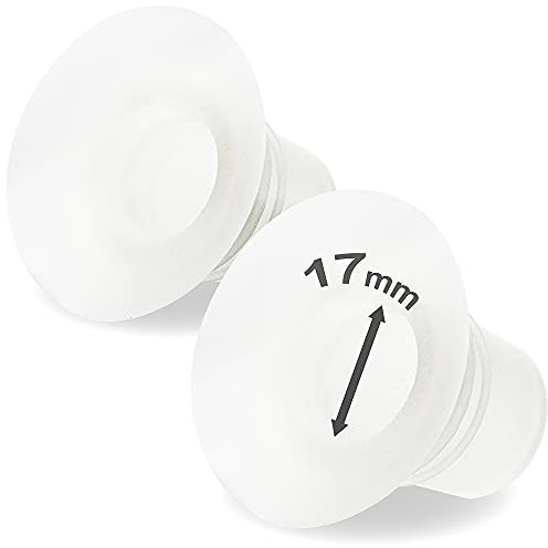 Nenesupply 17mm Flange Inserts Compatible with Elvie Flange Elvie Stride Flange Momcozy Flange Willow Flange Reduce 24mm to 17mm Replace Elvie Inserts Made by Nenesupply. Not Original Elvie Pump Parts