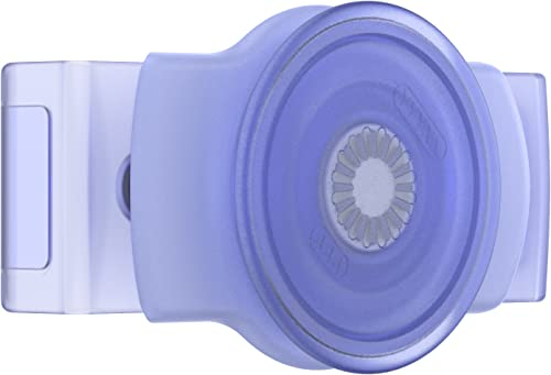 PopSockets: PopGrip Slide Stretch Nicht haftende Handygriff & Stand mit Austauschbarem PopTop nur für Handys mit Abgerundeter Hülle - Deep Periwinkle
