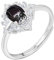 WLLDDDIU Ring Damen,925 Sterling Silber Ring/Einzigartiger Zirkon Funkelnder Schwarzer Turmalin Vorschlag Geständnis/Verwendbare Ringe Schmuck Geschenke Für Jungen Mädchen Männer Frauen