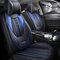 maipula Auto Sitzauflage Für F150 F-150 2000-2019 Luxus 5 Sitze Allwetter-Autositzbezug Kunstleder Komfortabler Autositzbezüge Schwarz Blau