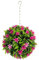 Best Artificial 23cm Lily Topiary Hanging Flower Ball **UV Fade Protected** (Pink)