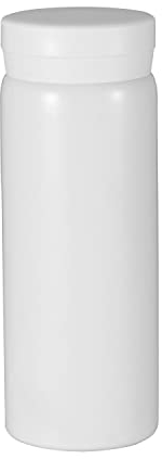 Kleine Thermosflaschen Edelstahl - niedliche Wasserflasche, vakuumisolierte Flasche für heiße und kalte Getränke(BPA-freie, weiß, 200 ml)