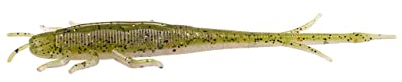 ZECK - Angelköder, Kunstköder, Gummifisch - BA Shaky Sneaker | 6cm - Undercover Perch | 11 STK.