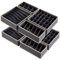 Lifewit Set de 8 Organizador de Cajones para Ropa Interior, Calcetines, Lencería, Separadores de Cajones Plegables de Tela para tu Cajón de Armario, Cómoda, Mesita de Noche, Gris