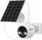 SANSCO Wire-Free 2K Security WiFi IP Camera Outdoor Wireless, Rechargeable Battery CCTV Camera with Solar Panel, PIR Detection, NIght Vision, 2-Way Audio