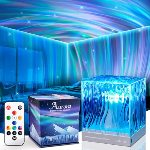 Teen Girl Gifts Trendy Stuff Northern Lights Projector, 18-Color 16th Birthday Gifts for Girls Mothers Day Gifts for Teen Girls Women, Mood Lighting, Room Light Projector for Bedroom Cute Room Decor