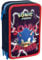 Sonic Astuccio Scuola 3 Scomparti,PRIME, Rosso Blu - Portapenne Multi Scomparto Con Matite, Penne e Colori, Accessori Zaino, Zaino Scuola - Astuccio Bambino