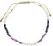 Watreketal Armband,Multi-Chakra-Armband für Frauen, Heilkristall, Naturstein-Armband mit 2 mm Perlen, Unisex, verstellbarer Makramee-Armreif