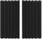 NAKIHOUSE Black Blackout Curtains, Thermal Curtains 66 Wide x 54 Drop Super Blackout Eyelet Ring Top Curtains Bedroom, Single Curtain for Door Doorway Window Living Room Bedroom, 2 Panel