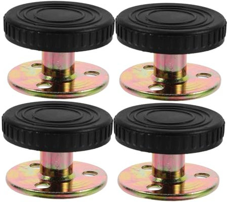 WHAMVOX 4piezas Fijador Metálico Ajustable Para Camas y Muebles Estabilizador Antideslizante Anti-vibración De Herramienta Para Dormitorio y Sala De