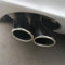 KAnduo Auto Auspuffblende Trim End Pipe Tail Fit Endrohre kompatibel mit für Mercedes Benz W204