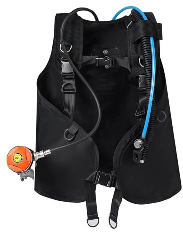 TUDIVING-Tauchauftriebskompensationsgerät für Tauch-Shisha, BCD-kompatibles Tauchbeatmungsgerät, Unterwasser-Atemgerät