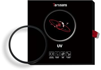 7artisans MRC UV-Objektivschutzfilter, hochauflösendes ultraflaches Design, stoßfest und UV-beständig, beidseitige Mehrschichtbeschichtung (43mm)