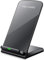 Wireless Charger, 15W Wireless Fast Charging Phone Stand for for iPhone 16 15 14 13 12 11 Pro Max XR Plus Samsung S23 S22 Google Pixel & Qi-Enabled Phone (Black)