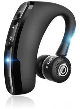 SHUGWA On-Ear Headset Bone Conduction TWS bluetooth 5.2 Earphones Display Headphones Noise Cancellation Sport Headsets For Smart Phone Bluetooth Headset(V9)