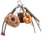 Georgie Porgy Taschenanhänger Schlüsselanhänger Handtaschen Zubehör für Damen Bag Charm Schultasche Rucksack Sporttasche Keychain Geburtstagsgeschenk für Mädchen (Capybara Brot Genießen)