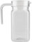 Juice Bottle,Water Pitcher with Lid,500ml Striped Transparent Elegant Reusable Plastic Jugs with Handle & Spout for Tea, Water, Milk, Juice