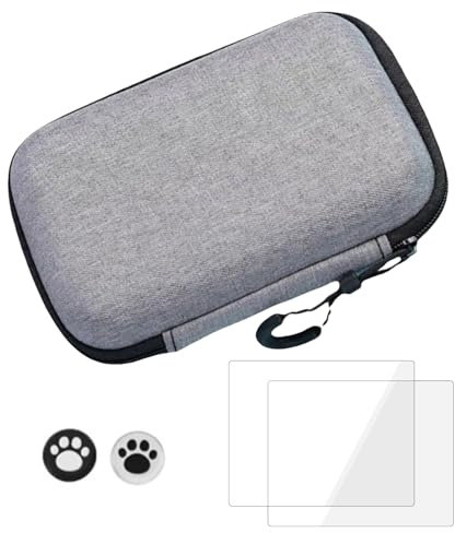 Ksikdeg Custodia protettiva per console di gioco portatile R36S R35S K36, antigraffio, custodia da viaggio con tappi per joystick e schermo