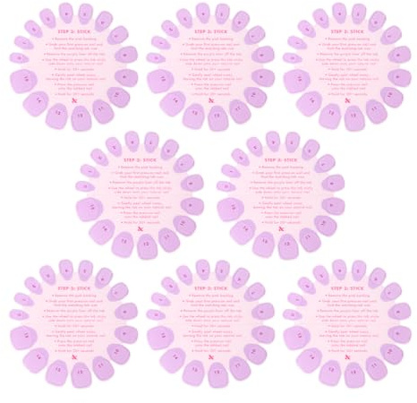 Super Stick Mani Adhesive Tabs Set | No Glue Needed | Use with Olive & June Press-On Nails | Non-Toxic Tabs | Easy On-Off, Non-Damaging | Realest Look | 7-Day Wear