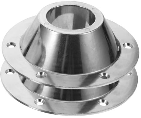 MAGICLULU 2 Stück Aluminiumtischbasis Leicht Mit Stand Unterstützung Tischgestell Rv Basishalterung Für Den Wohnmobiltisch Rv -tabellen -sockelständer Camper Tischbasis Tischgestelle Silber