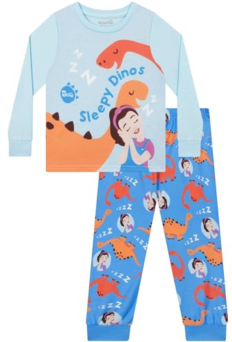 Ms. Rachel Boys Pyjamas, Dinosaur Pjs For Kids, Long Sleeve Kids Pjs, Fun Boys' Pyjama Sets, Ages 18 Months To 5 Years