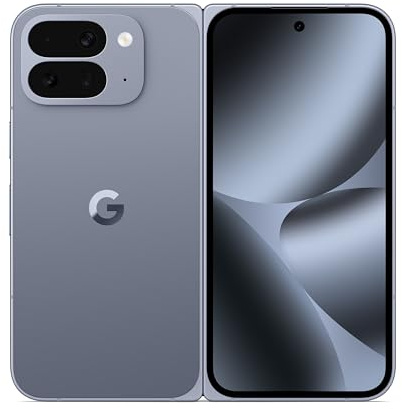 Google Pixel 10 Pro Fold – Android-Smartphone ohne SIM-Lock mit Gemini – Innovatives Dreifach-Rückkamerasystem – Über 24 Stunden Akkulaufzeit – Video per Sprachbefehl – Moonstone, 1TB