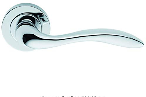 GIAVA LEVER ON CONCEALED FIX ROUND ROSE CRO (POLISHED CHROME)