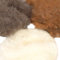 EFCO 50 g Wolle zum Filzen in Natur-Assorted