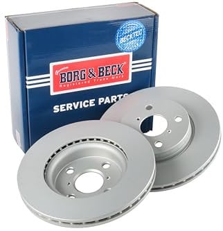 Borg & Beck BRAKE DISC PAIR Vauxhall Meriva 1.6 16v 1.8 0