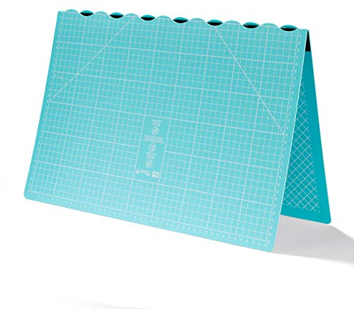 Prym Schneidematte, 45 x 60 cm Gesamtfläche, 30 x 45cm gefaltet, Türkis