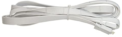 Lumonic 2m RGBW CCT LED Verlängerungskabel weiss Steckverbinder 6 Pin Buchse & Stecker - RGB-Kabel Abmessungen 18x6mm - Für Stromversorgung oder Verlä