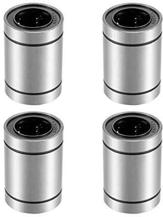 sourcing map 4 Stück Linearkugellager LM25UU 25 mm Bohrung 40 mm Außendurchm. 59 mm lang für CNC Maschine 3D Drucker