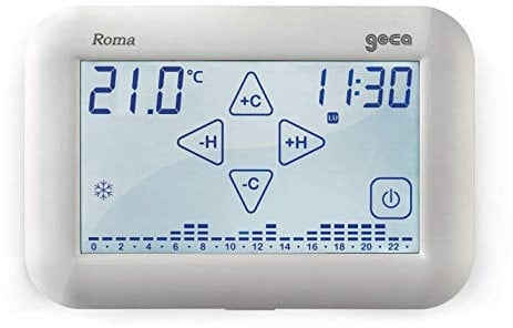 Geca 33202557 CRONOTERMOSTATO, Bianco