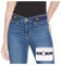SUOSDEY Elastischer Gürtel Stretchgürtel Unsichtbarer Gürtel Ohne Schnalle für Jeans Hosen Taillen Gürtel Damen,blau,84-120